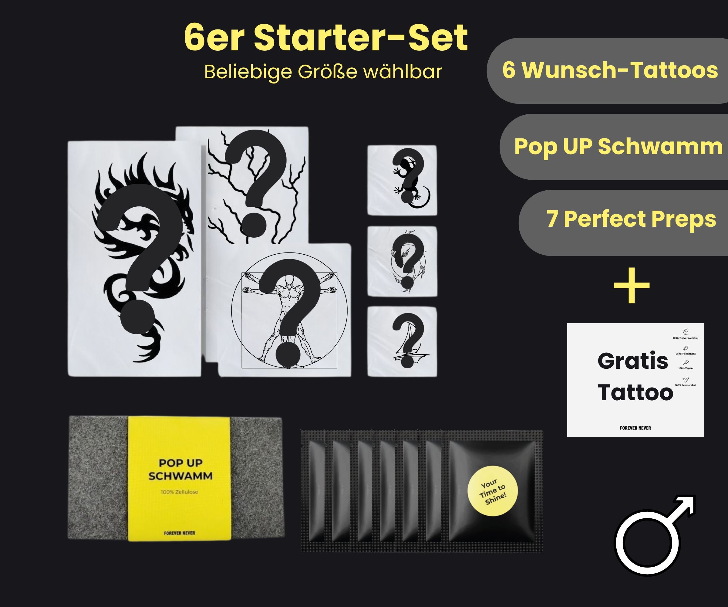 6er Starterset Männer