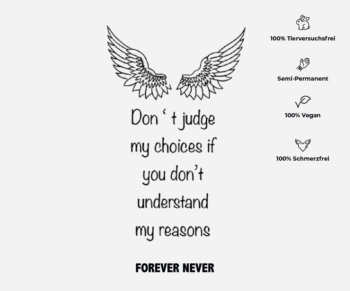 Don`t judge Waterless