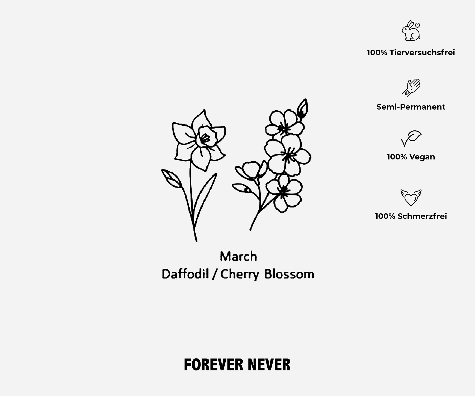 Sternzeichen Fische & Geburtsblume März