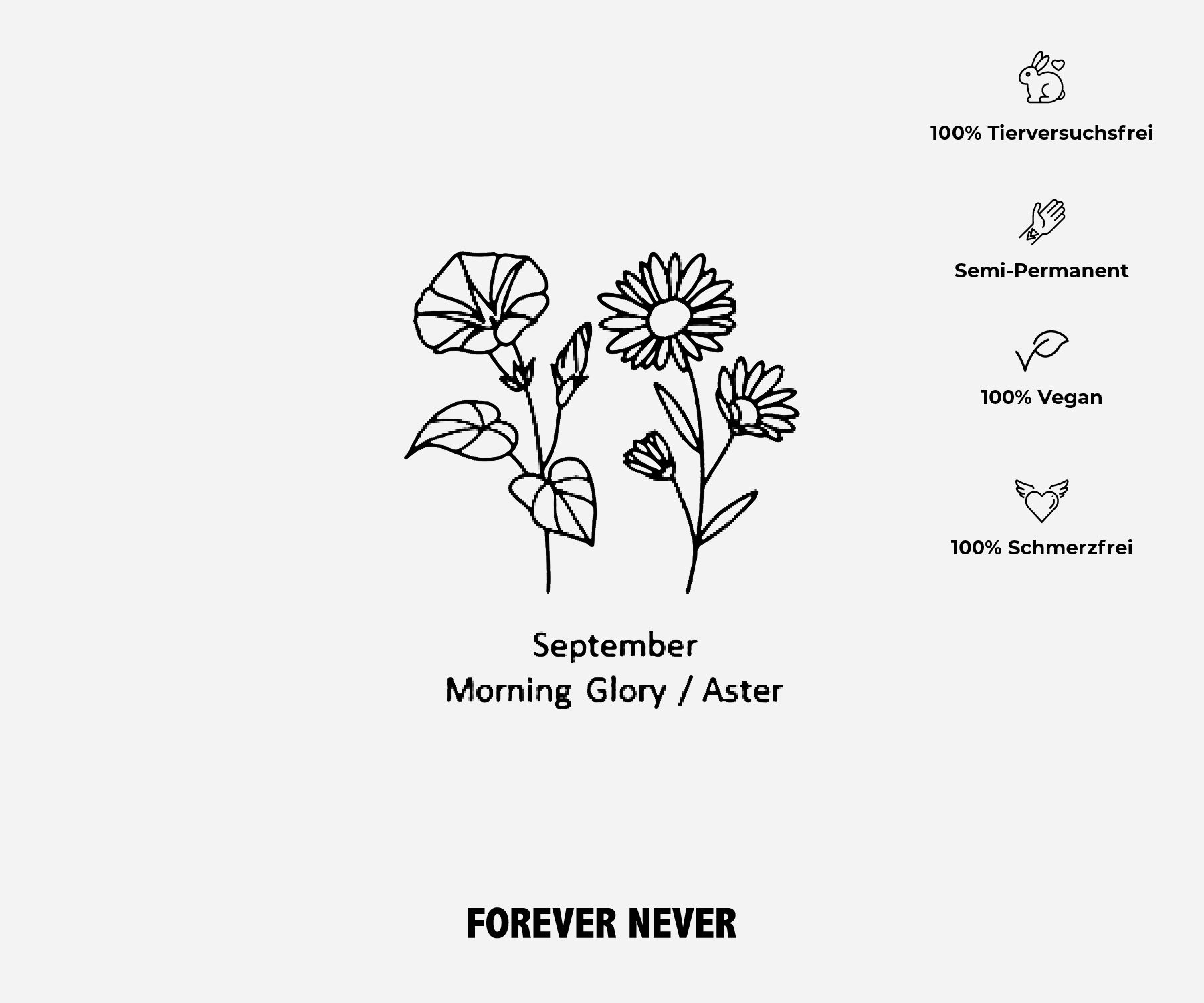 Sternzeichen Waage & Geburtsblume September