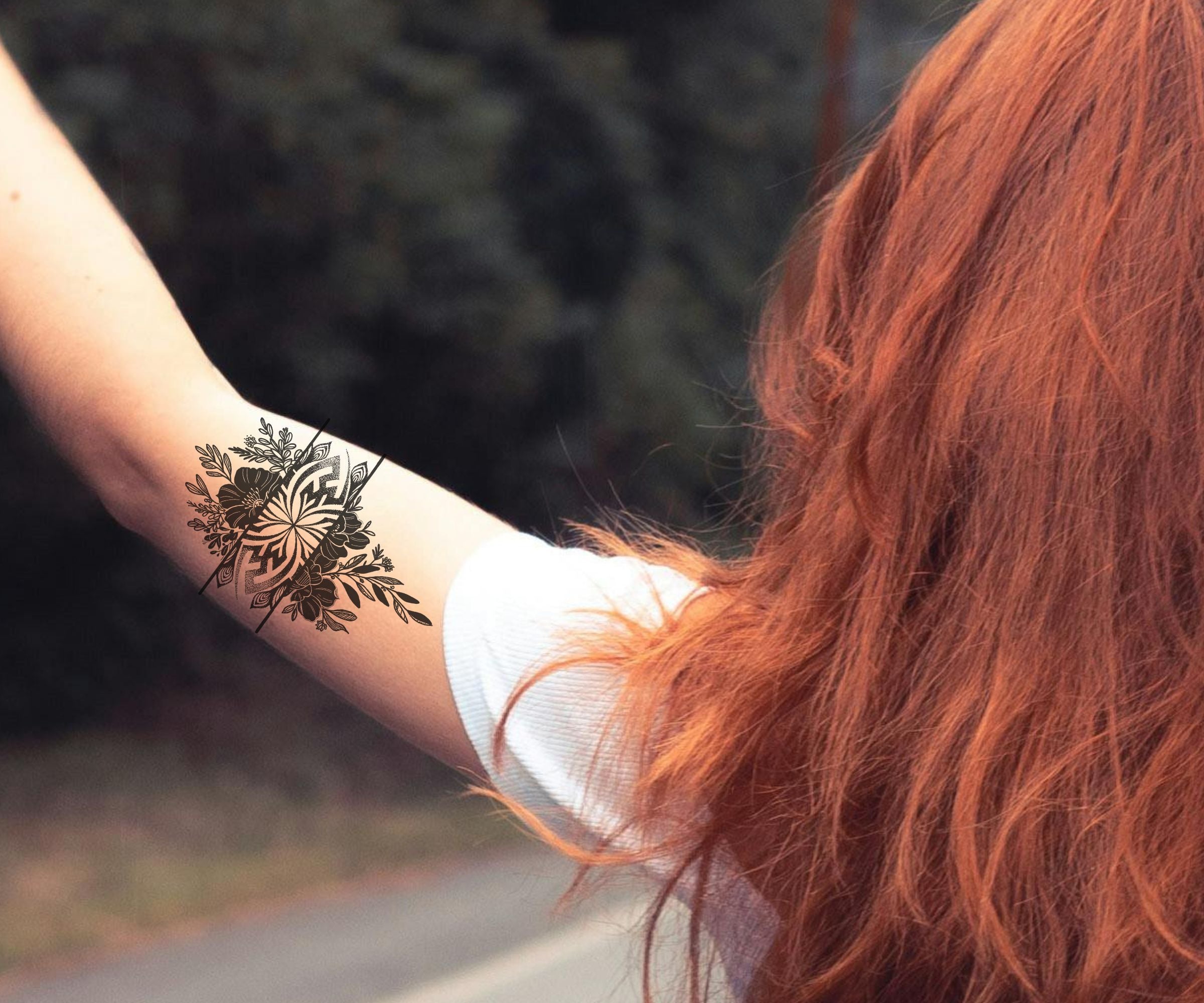 Ranken Ornament (Schattentattoo)