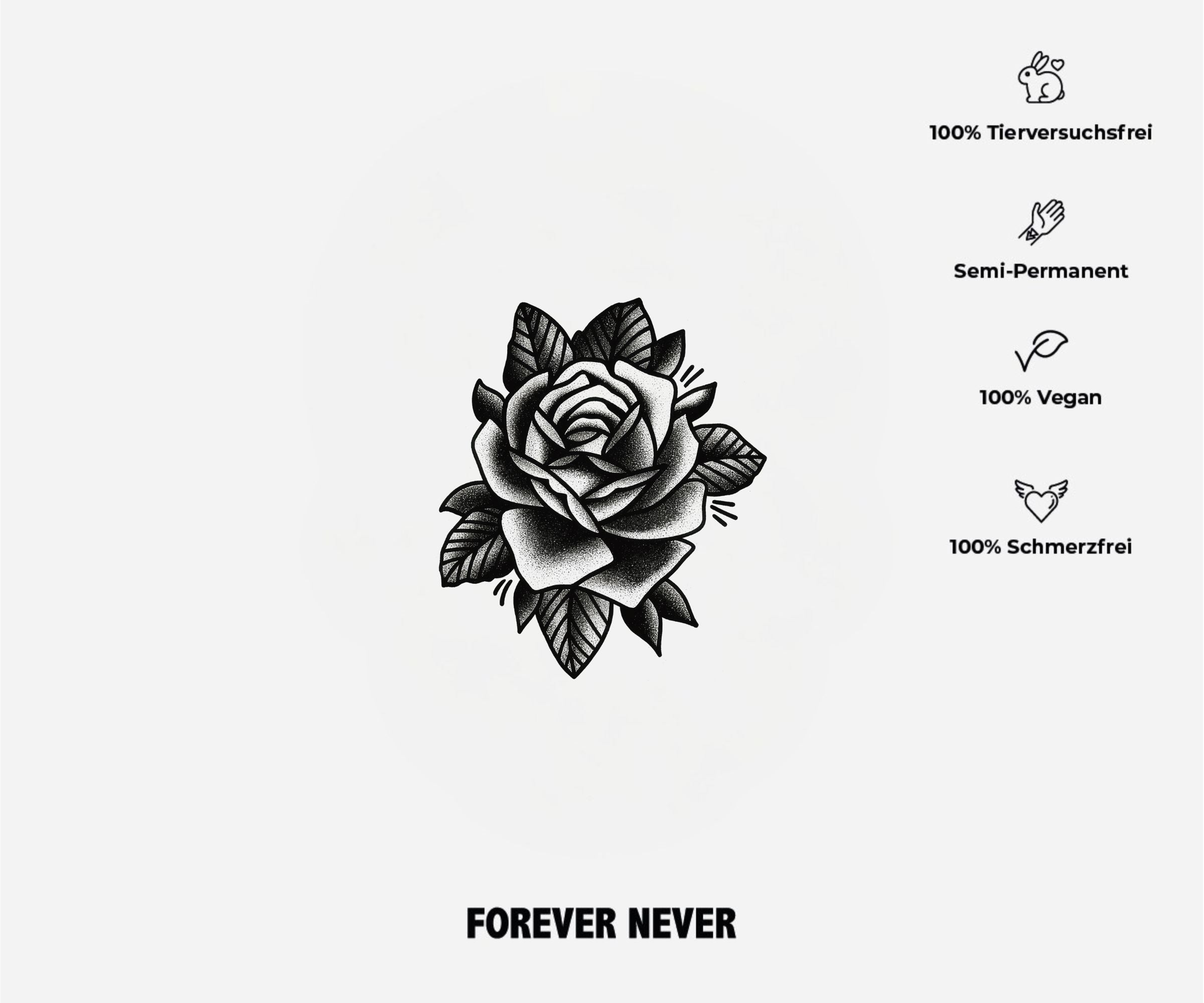 Blume der Liebe (Schattentattoo)