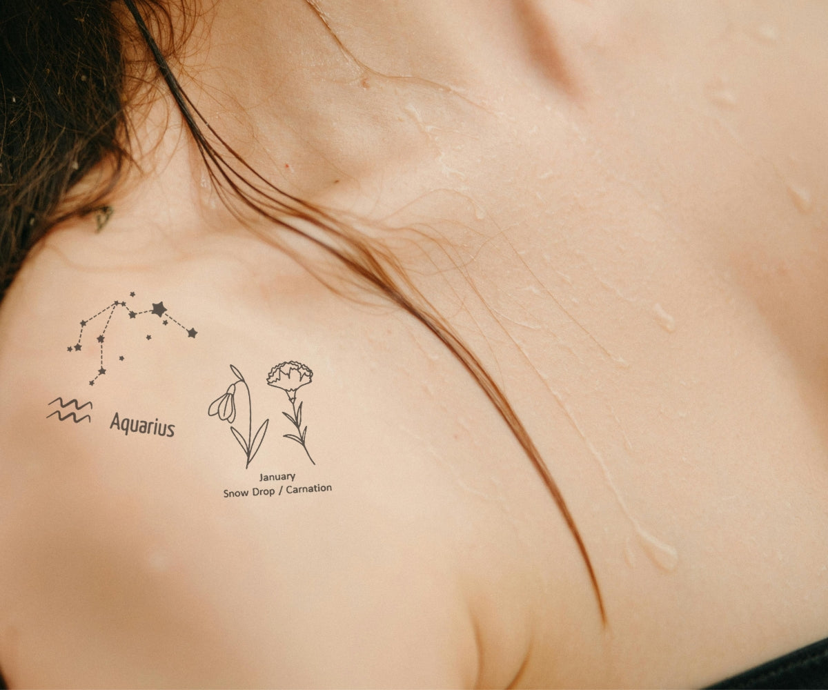 Sternzeichen Wassermann & Geburtsblume Januar