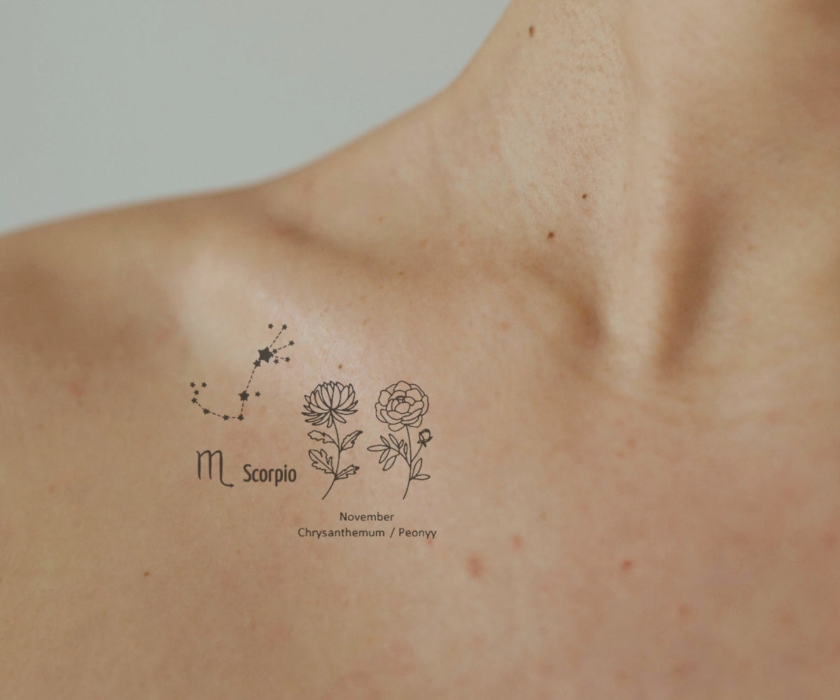 Sternzeichen Skorpion & Geburtsblume November