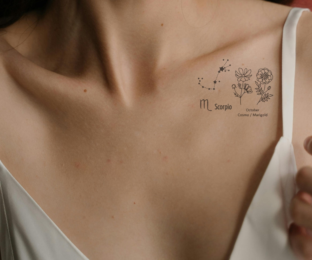 Sternzeichen Skorpion & Geburtsblume Oktober