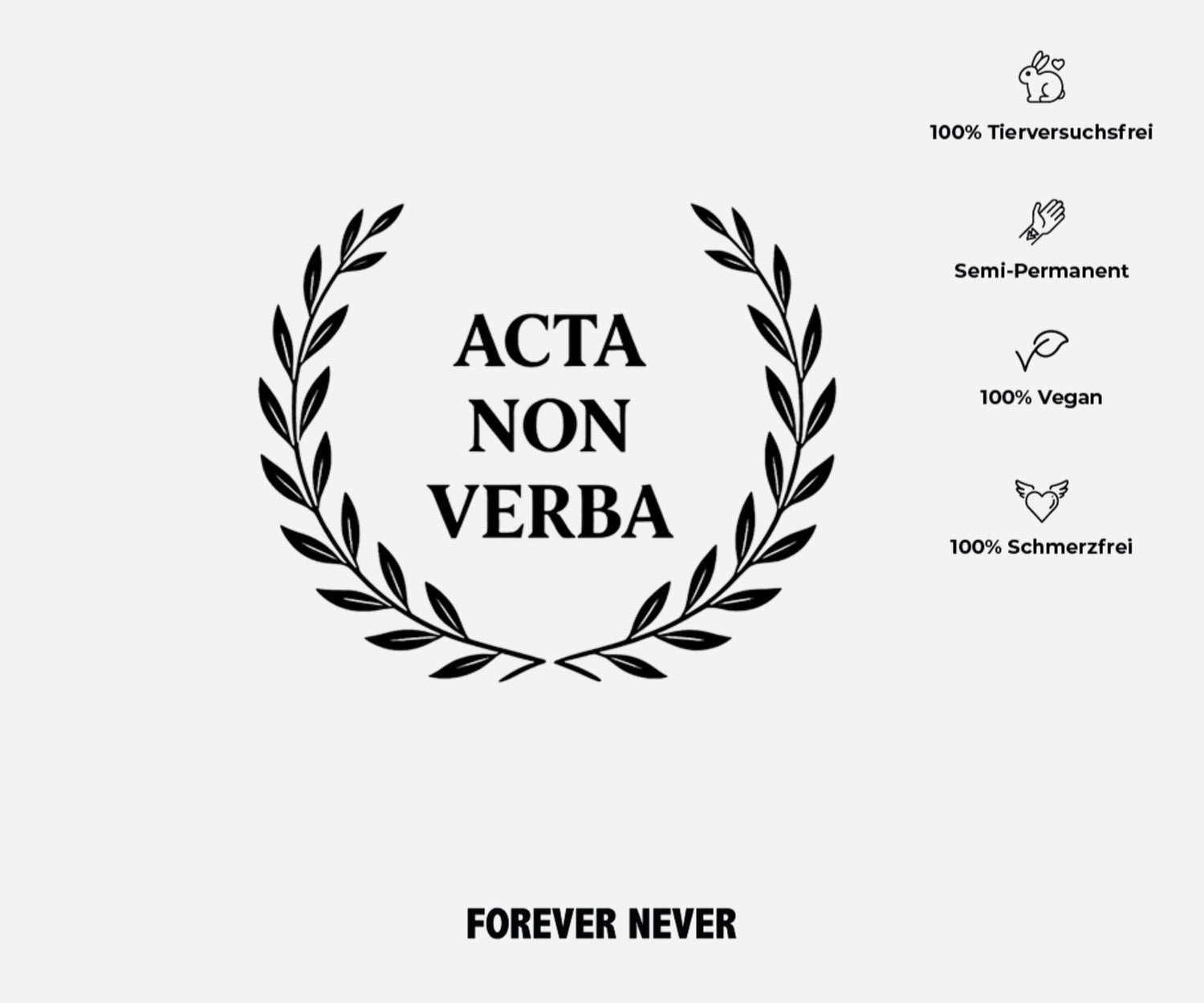 Taten, nicht Worte