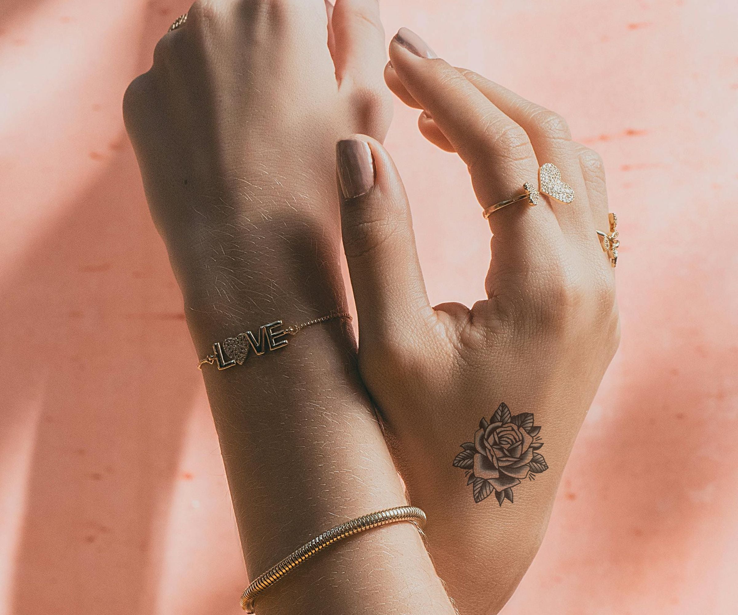 Blume der Liebe (Schattentattoo)