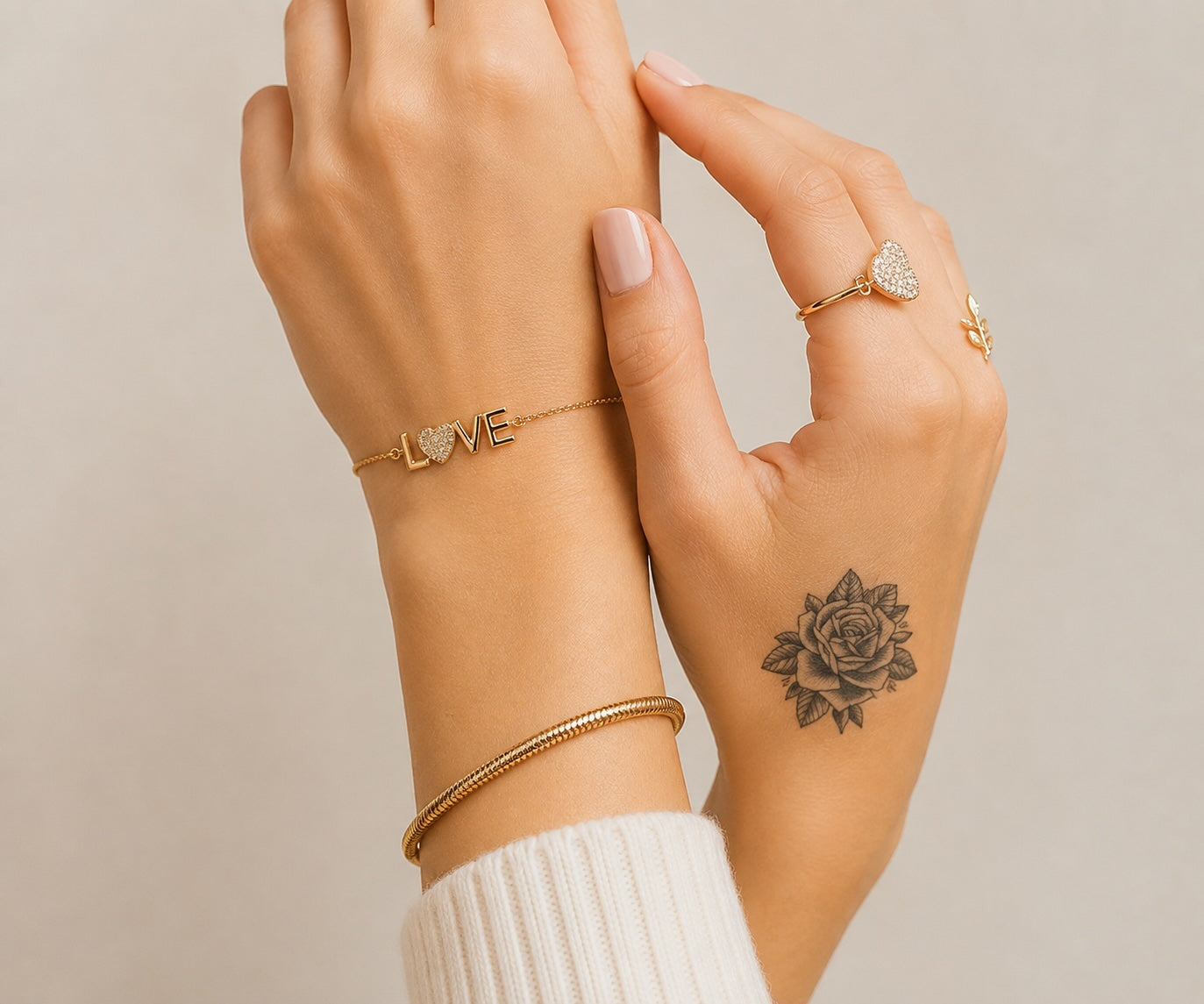 Blume der Liebe (Schattentattoo)