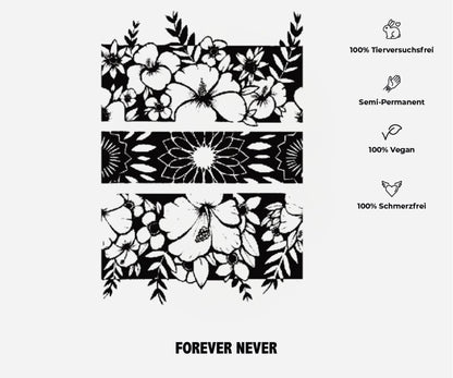 Blütenpracht (Schattentattoo)