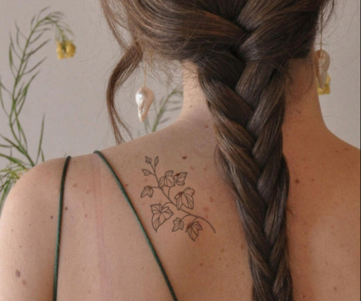 Efeu - Temporäre Tattoos - Forever Never - Temporäre Tattoos für 2 Wochen