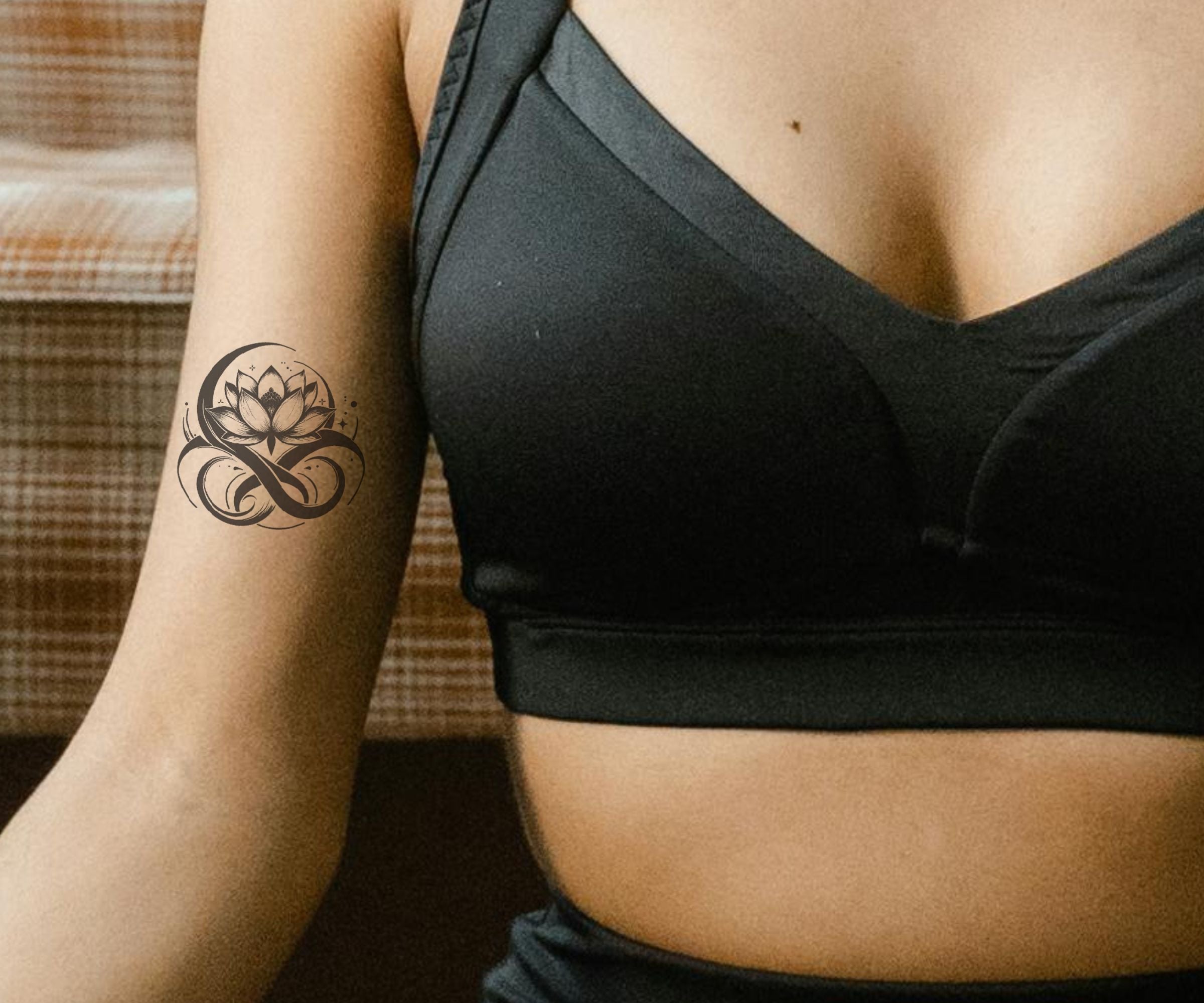 Lotusblume (Schattentattoo)