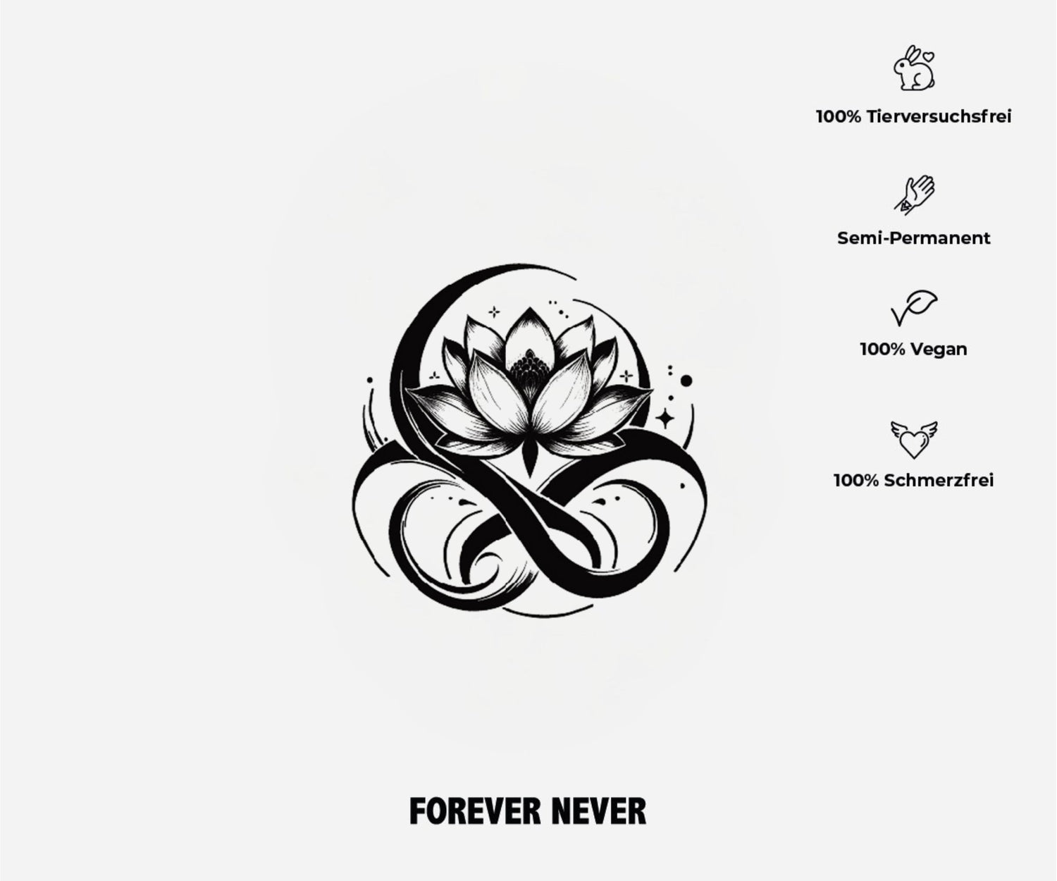 Lotusblume (Schattentattoo)