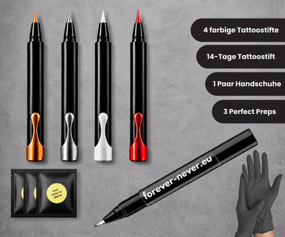Tattoostift incl. Farben Starterset