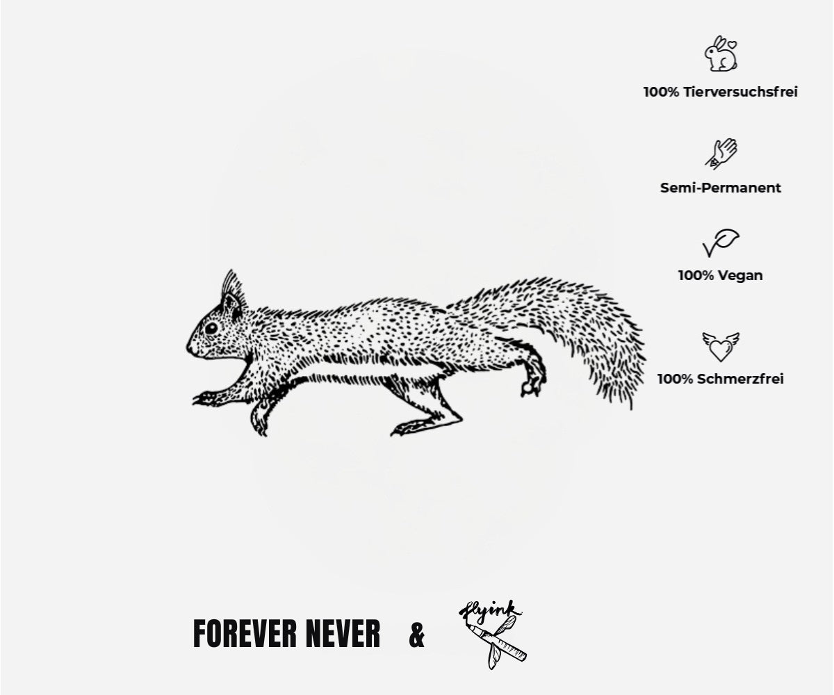 Eichhörnchen  (Schattentattoo)