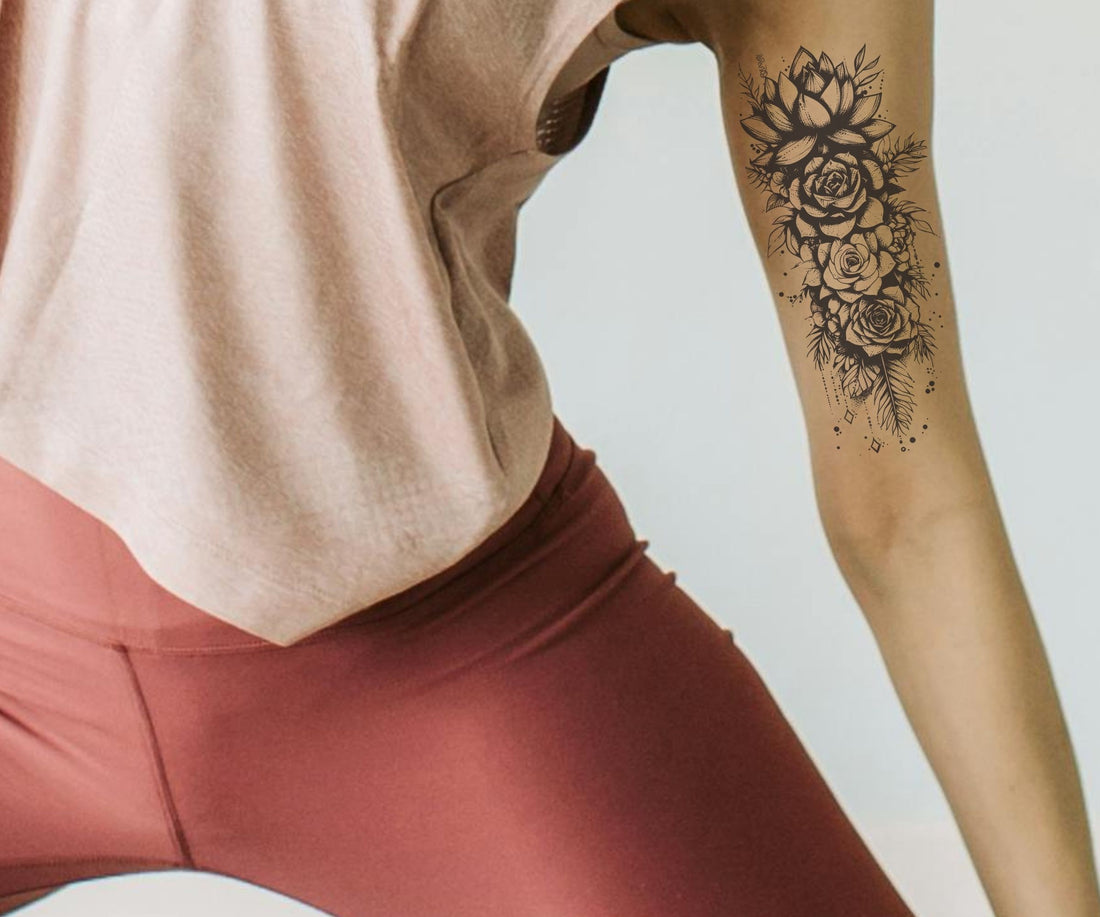 Lotusranke (Schattentattoo)