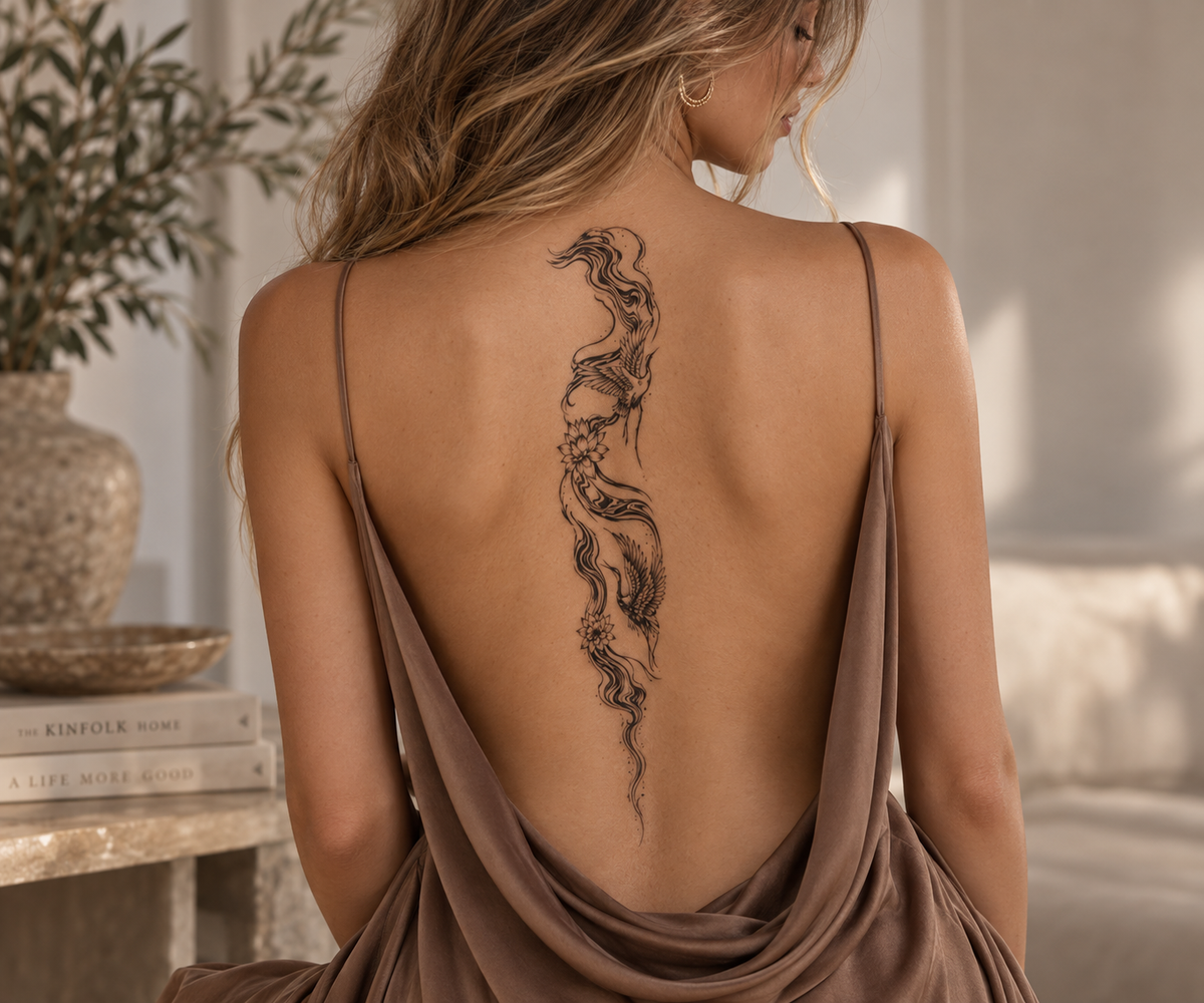 Wellen des Lebens Tattoo Sleeve