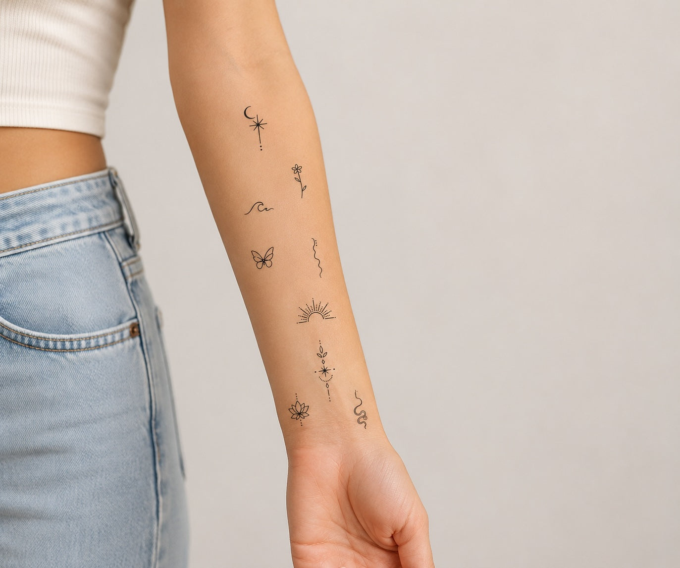 Minimalistische Symbole