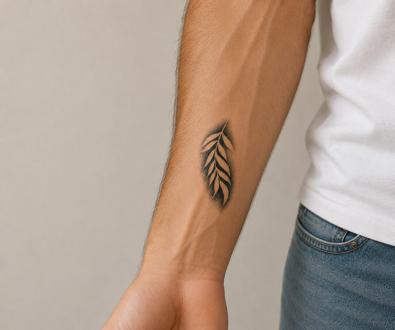 Naturzweig (Schattentattoo)