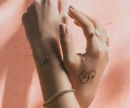 Ewiger Lotus (Schattentattoo)