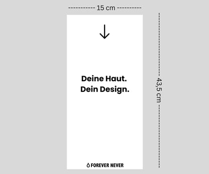 Personalisiertes Tattoo 15 x 43,5 cm (Tattoo Sleeve)