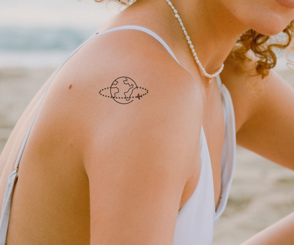 Milchstraße Temporäre Tattoos – Hält Bis Zu 2 Wochen, Wasserfest, Vegan, Einfach Anzuwenden