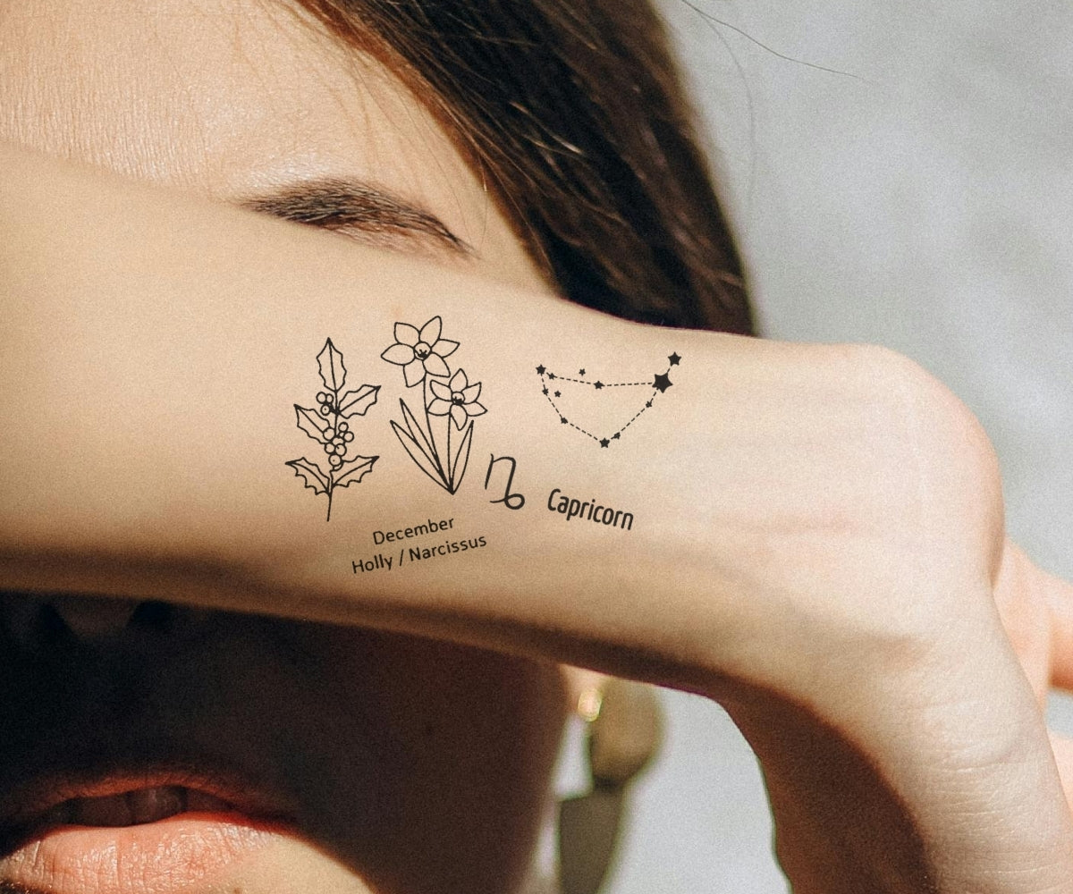 Sternzeichen Steinbock &amp; Geburtsblume Dezember