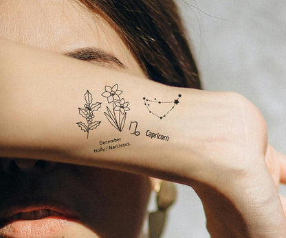 Sternzeichen Steinbock &amp; Geburtsblume Dezember