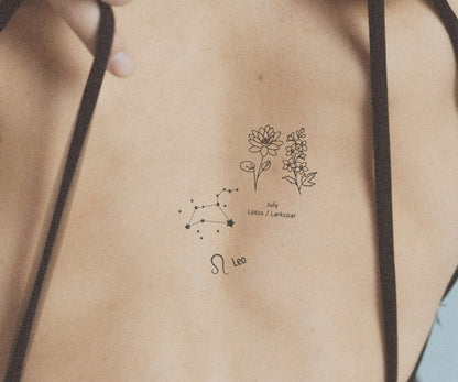 Sternzeichen Löwe &amp; Geburtsblume Juli