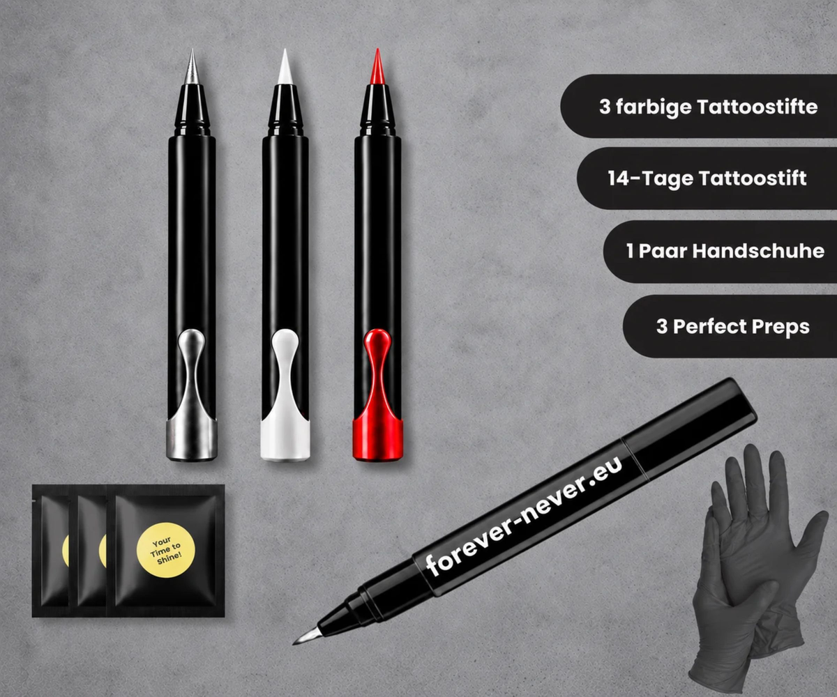 Tattoostift incl. Farben Starterset