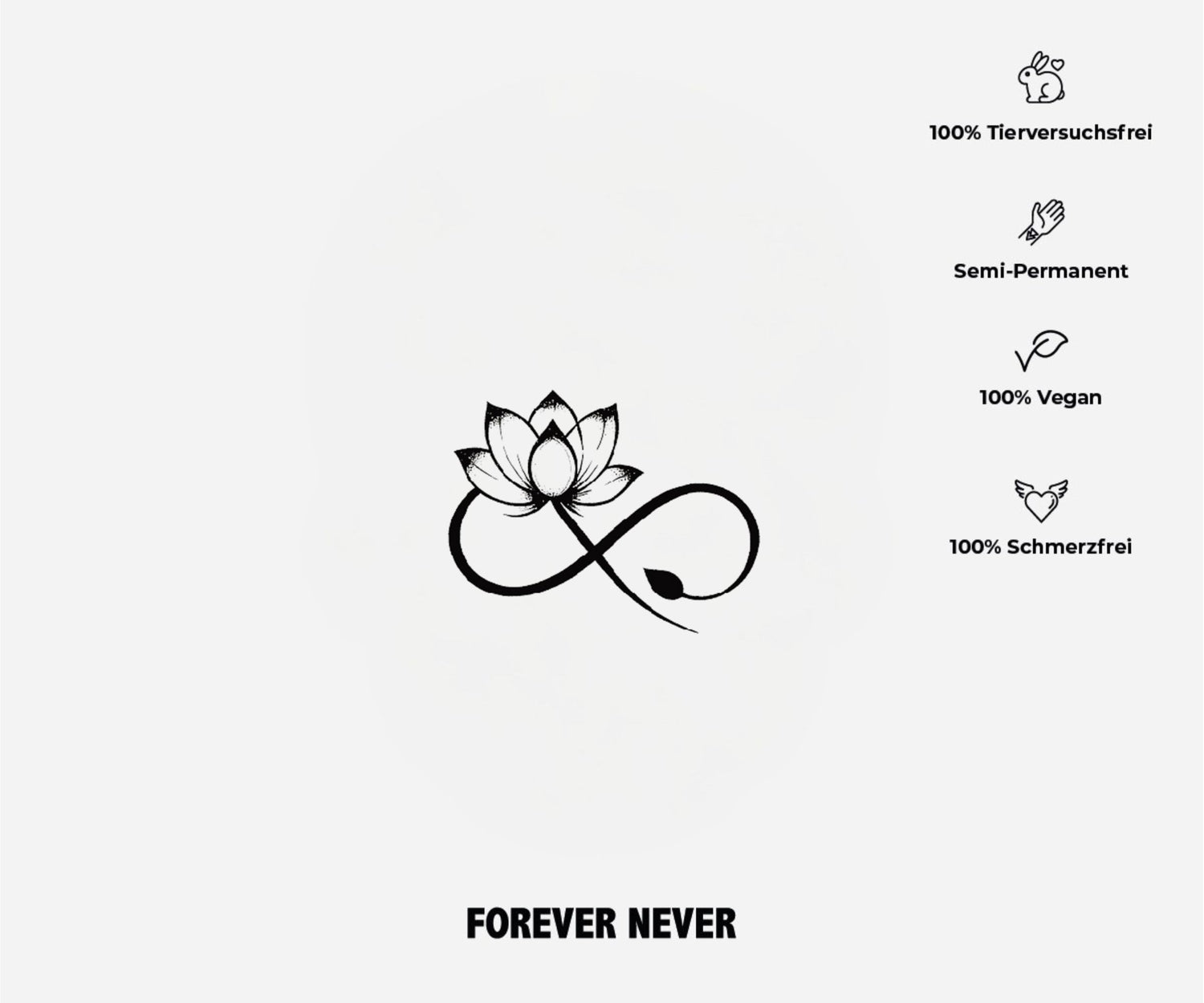 Ewiger Lotus (Schattentattoo)