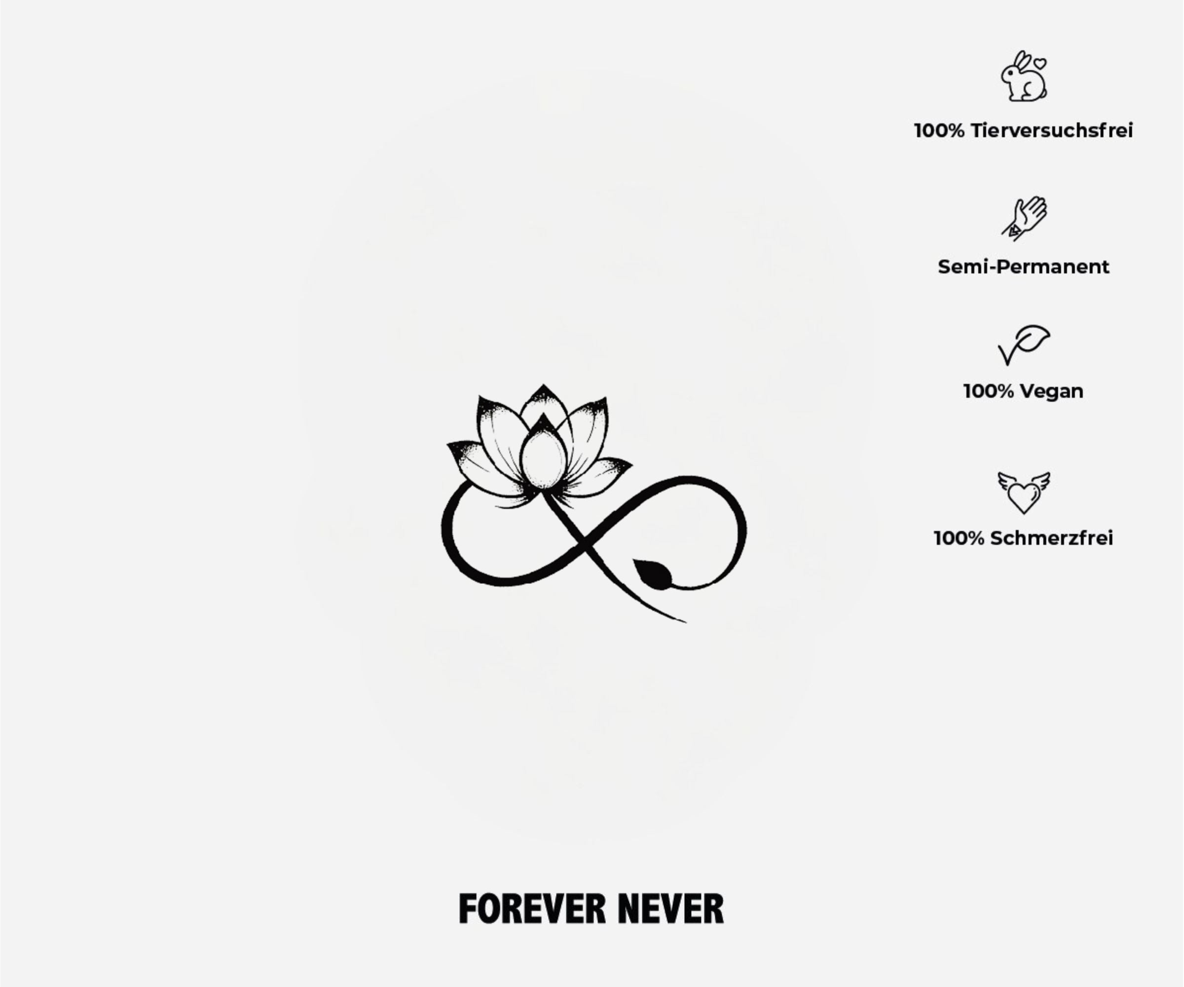 Ewiger Lotus (Schattentattoo)