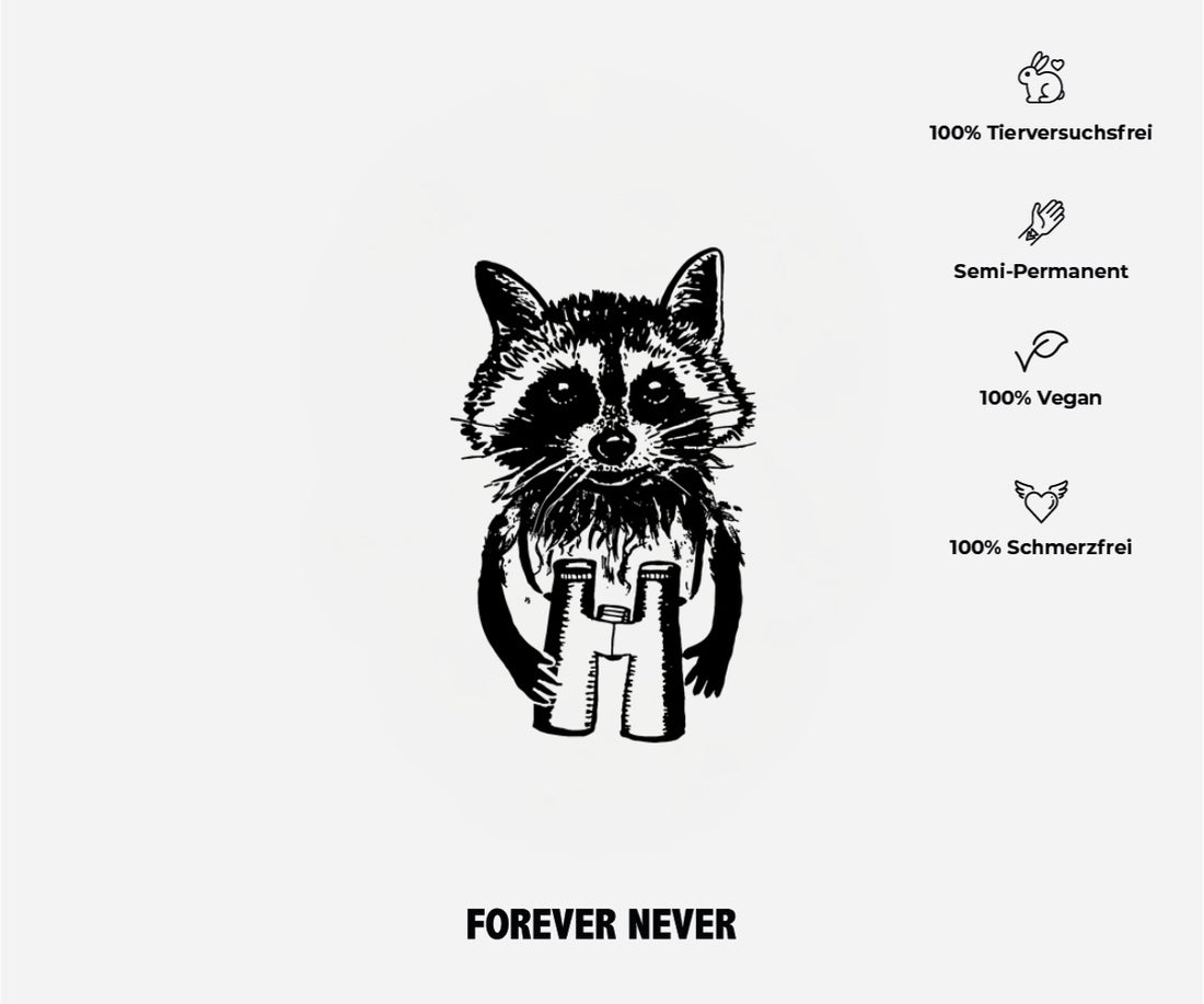 Waschbär (Schattentattoo) by Flyink