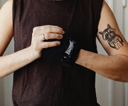 Männlicher Waschbär (Schattentattoo)