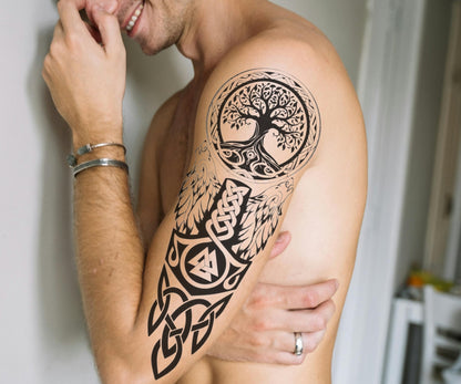 Wurzeln der Erde Tattoo Sleeve