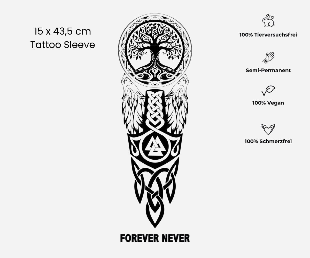 Wurzeln der Erde Tattoo Sleeve