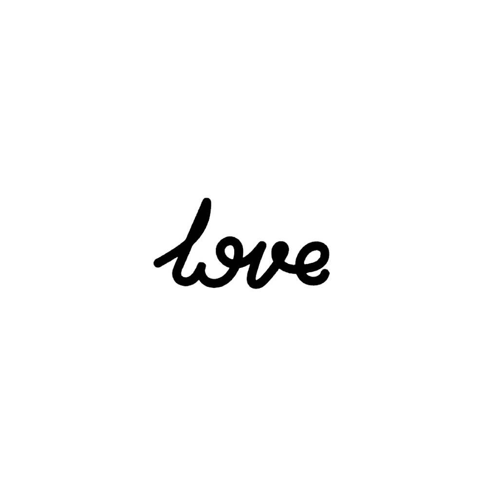 Love Schriftzug - FOREVER NEVER