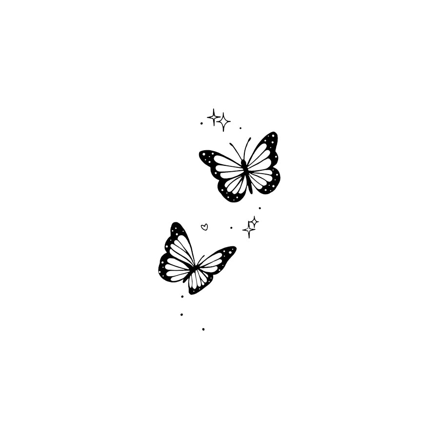 Schmetterlings Duo